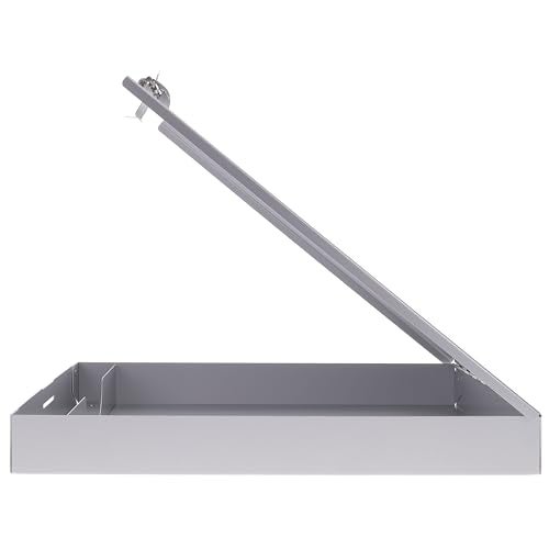 Saunders Metal Clipboard with Storage, Silver Single Layer Nursing Clipboard Folio, Letter Size Paper Organizer, Steel Clip with Self Locking Latch, Form Holder for Office, School & Work - Made in USA - Image 4