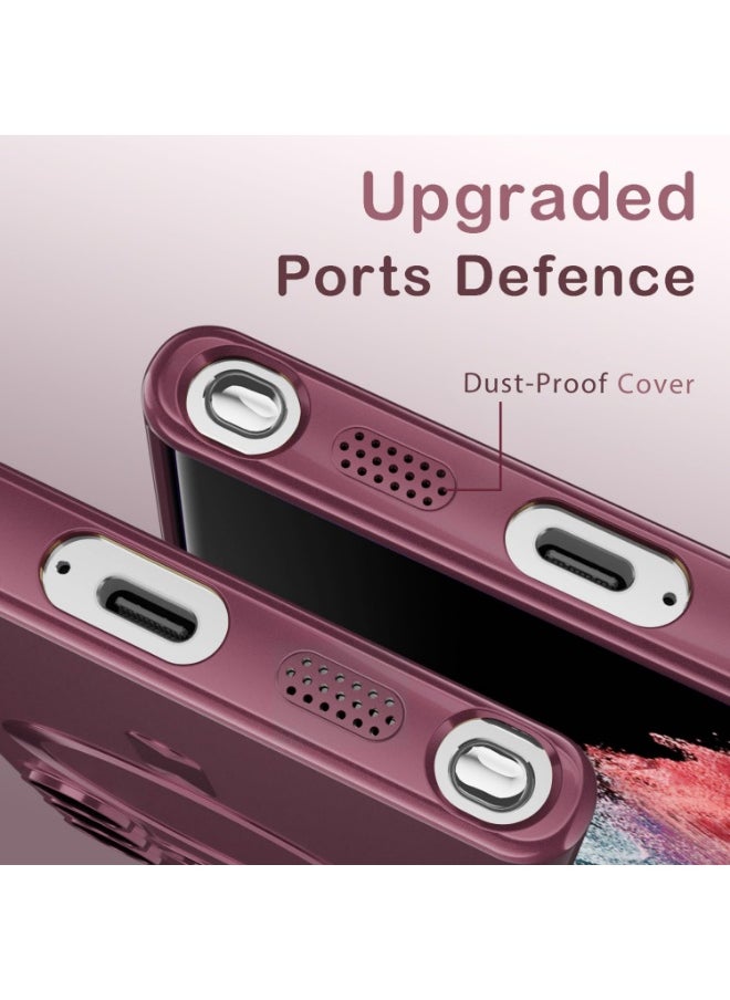 MUNTAQI Samsung Galaxy S23 Ultra Case Cover Compatible with MagSafe | Slim Thin Magnetic Protective Cover for Galaxy S23 Ultra 6.8-Inch | Shockproof, Wireless Charging Support, Anti-Yellow Clear Case | Magnetic Back Case for Daily Protection - Image 4