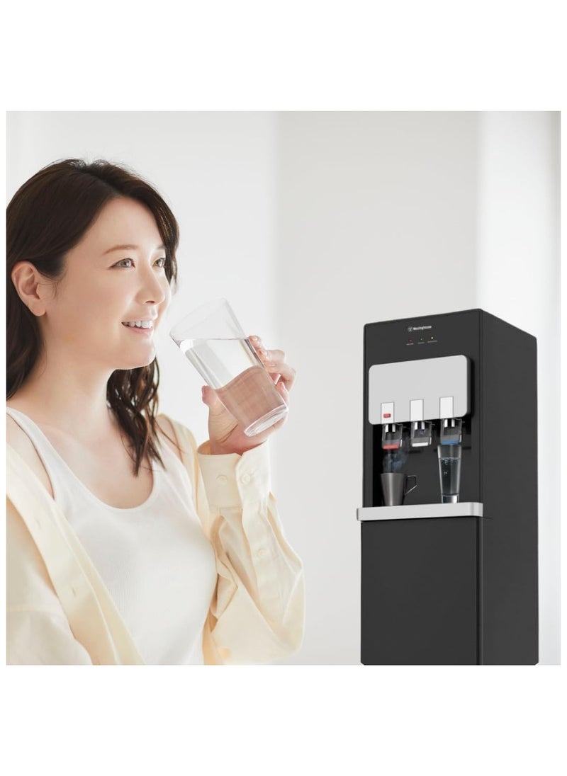 Westinghouse Westinghouse Water Dispenser | Bottom Loading Water Cooler for 5 Gallon Bottles – 3 Temperatures with Hot, Cold and Room Spouts Efficient for Both Office and Home Use with Child Safety Lock  - Image 2