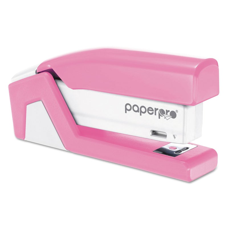 PaperPro 1588 - Pink Ribbon Compact Stapler, 15-Sheet Capacity, Pink/White - Image 2