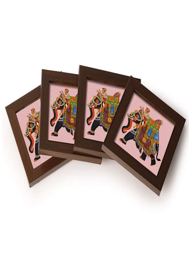 Paper Plane Design Designer Coasters Set (E) - Image 1