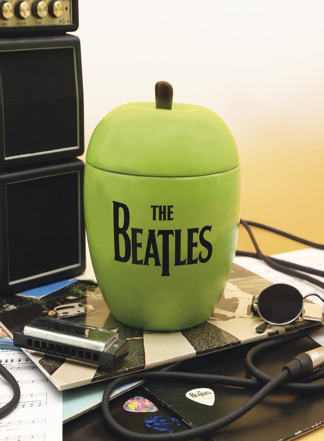 GB eye The Beatles Green Apple Ceramic Cookie Jar with Removable Lid Rock Music Decorative Homeware Fan Merch Gift - Image 4