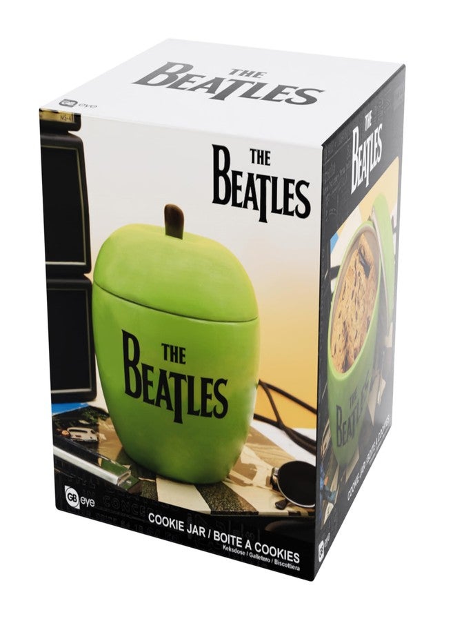 GB eye The Beatles Green Apple Ceramic Cookie Jar with Removable Lid Rock Music Decorative Homeware Fan Merch Gift - Image 5