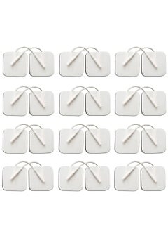 24PCS TENS Unit Replacement Pads Reusable Tens Electrode Patches
