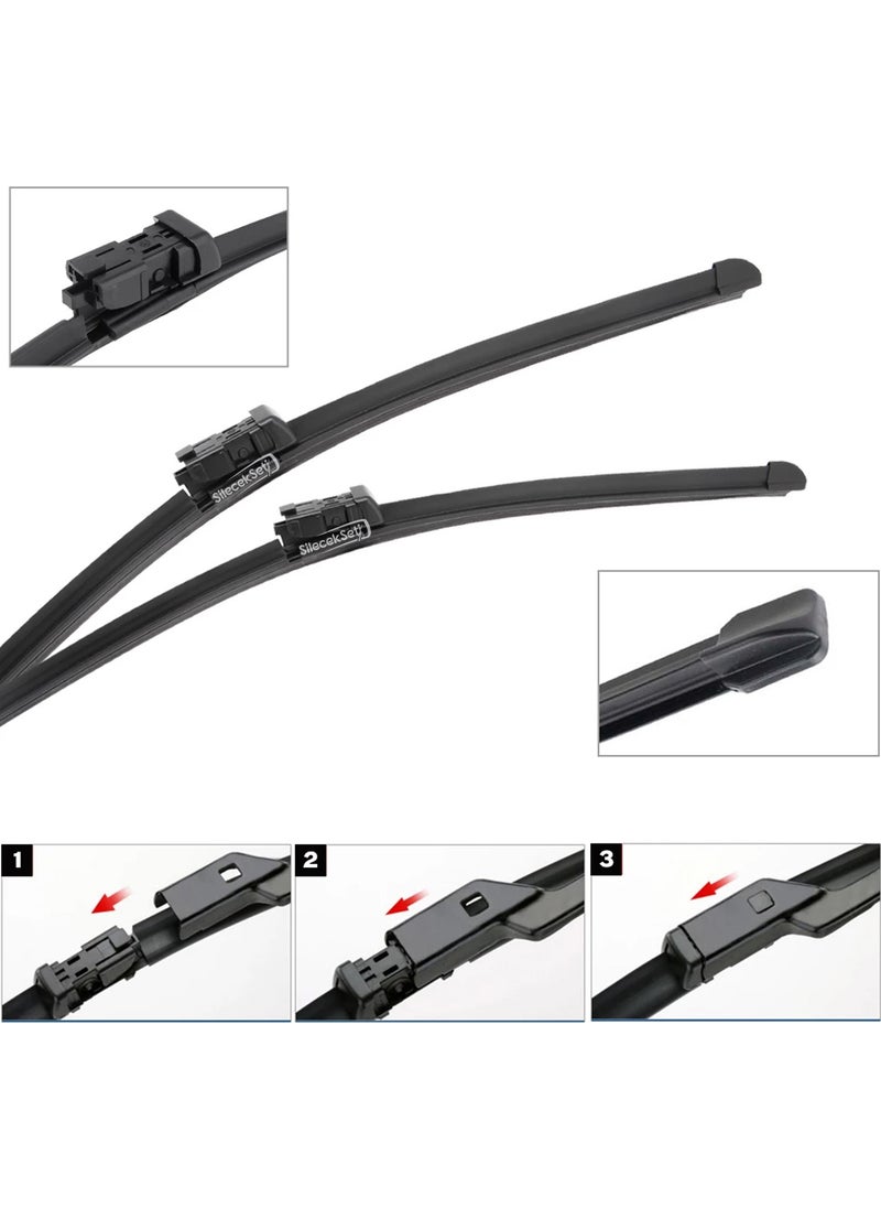 RBW Fiat 500C Banana Wiper Set (2009-2016)  - Image 2