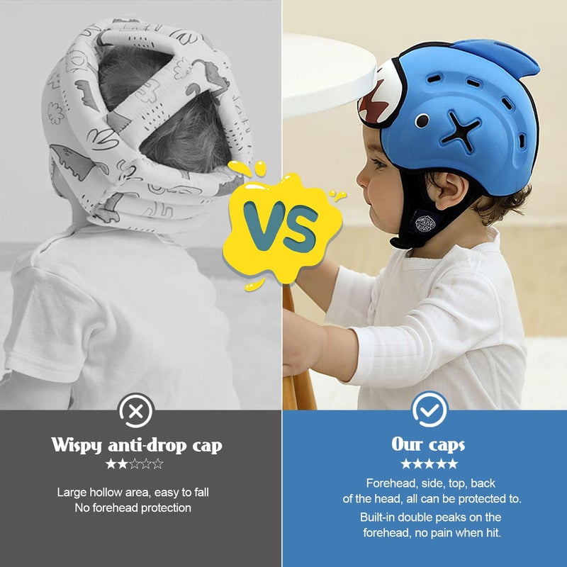 Lurui Baby Head Protector Helmet Breathable Baby Head Protector for Crawling and Walking Infant Soft Helmet AntiCollision UltraLightweight Expandable and Adjustable Age 1024 Months - Image 4