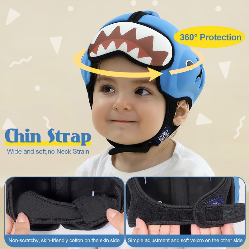 Lurui Baby Head Protector Helmet Breathable Baby Head Protector for Crawling and Walking Infant Soft Helmet AntiCollision UltraLightweight Expandable and Adjustable Age 1024 Months - Image 5