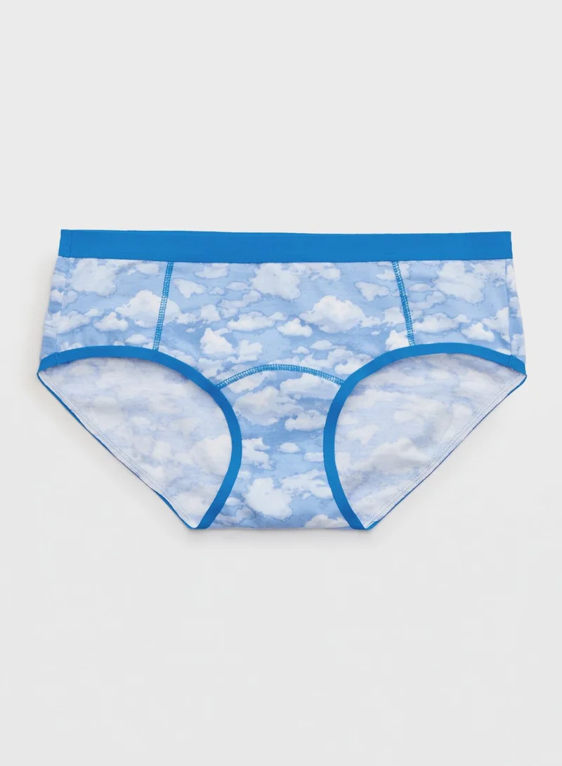 Aerie Patterned Elasticated Brief