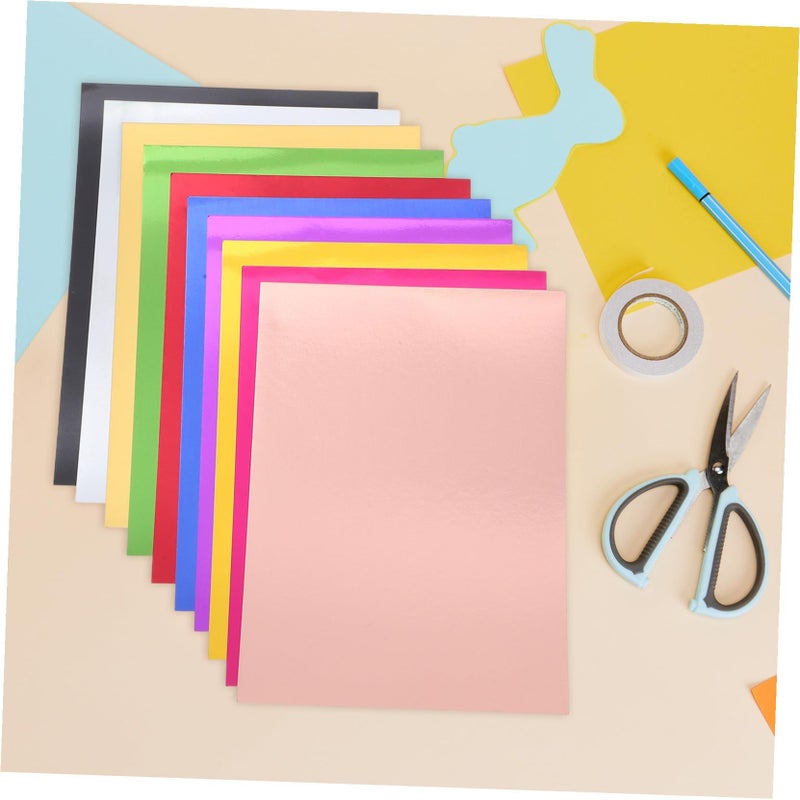 Metallic Mirror Cardstock 20 Sheets Thick Foil Paper for DIY Crafts - Image 3