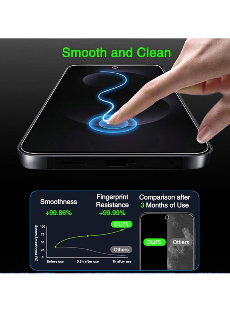 X-level For Honor X9d Case Cover, 4-In-1Protector Including Tempered Glass Screen Protector, Camera Lens Film, Clear Case, Anti-Fingerprint,Anti-Scratch,Easy Installation (2+1+1PACK) - Image 5