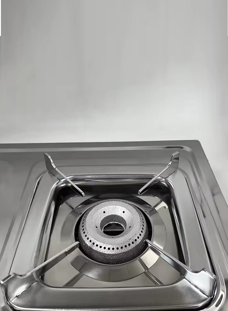 Gas stove stainless steel three burner - Image 3