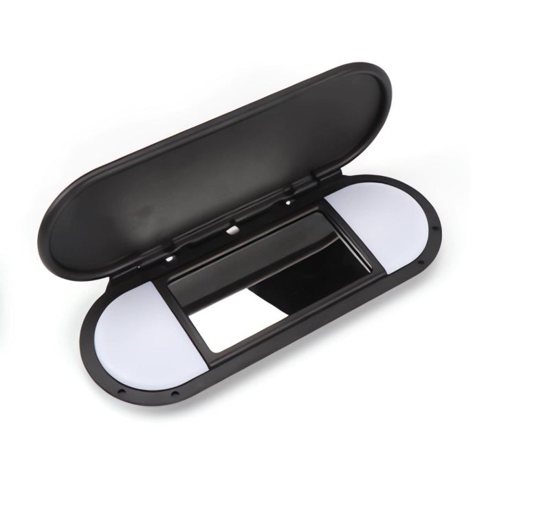 RONTCOS Sun Visor Vanity Mirror Cover Makeup for 20142022 BMW Mini Cooper Cooper S Clubman Hatchback Countryman F55 F56 F60 Black