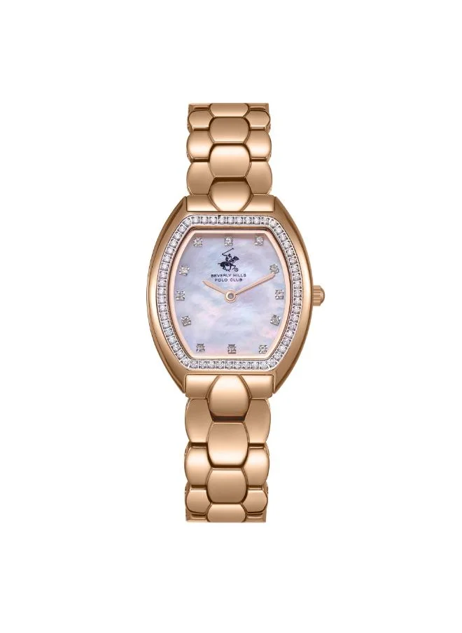 BEVERLY HILLS POLO CLUB BEVERLY HILLS POLO CLUB BP3642C.420 Women's Analog Display Watch & Metal Strap Rose Gold
