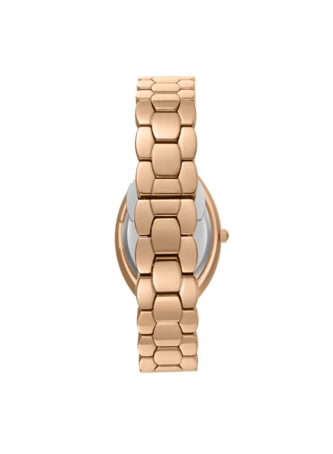 بيفرلي هيلز بولو كلوب BEVERLY HILLS POLO CLUB BP3642C.420 Women's Analog Display Watch & Metal Strap Rose Gold