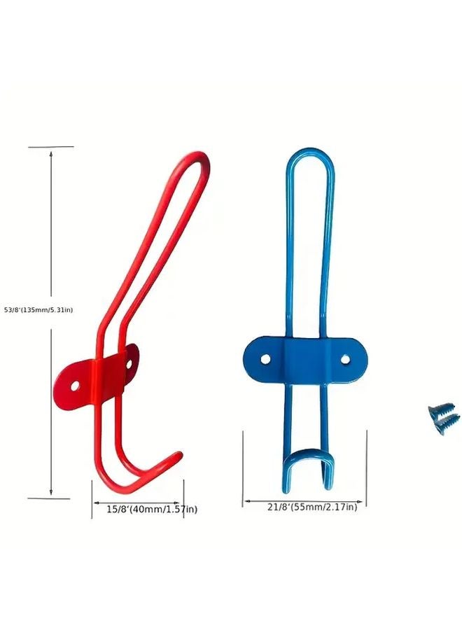 8 Piece Assorted Color Metal Wall Mounted Coat Hooks Heavy Duty Rustproof - Image 4