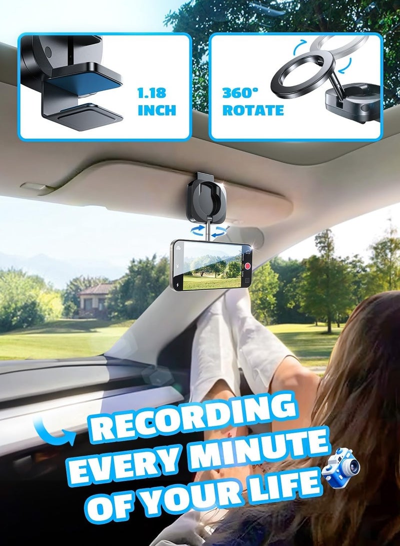 general Travel Essentials for MagSafe Car Mount Airplane Phone Holder, Handsfree Airplane Essentials Plane Phone Holder Flight Cell Phone Holder Travel Accessories Must Haves Flying fits iPhone 15 Pro - Image 5