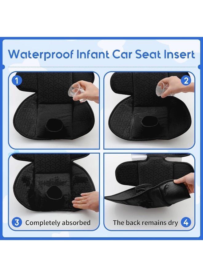 THE KENKYO Infant Insert for Doona, Thickened Baby Car Seat Head  Body Support - Image 2