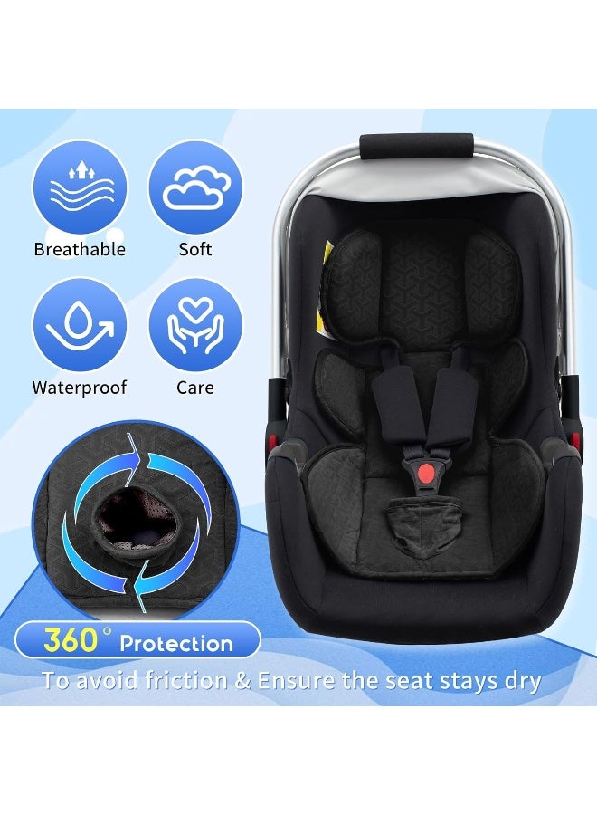 THE KENKYO Infant Insert for Doona, Thickened Baby Car Seat Head  Body Support - Image 5