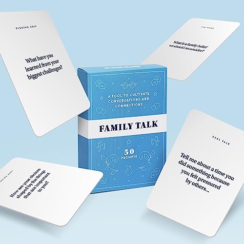 BestSelf Co. BestSelf Family Talk Deck 50 Prompt Card Game for Family Game Night Fun and Engaging Family Game for Kids and Adults Perfect - Image 5