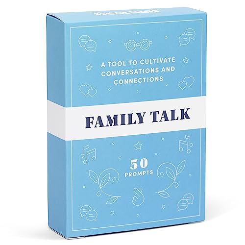 BestSelf Co. BestSelf Family Talk Deck 50 Prompt Card Game for Family Game Night Fun and Engaging Family Game for Kids and Adults Perfect - Image 1