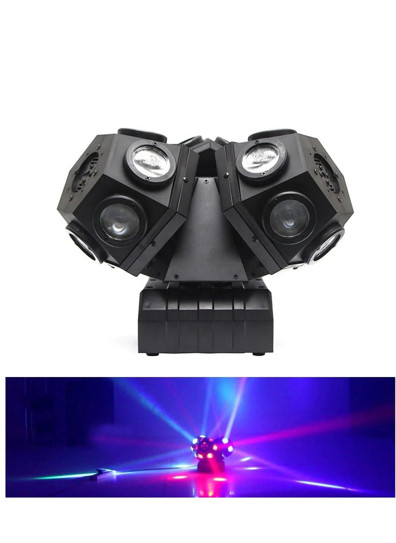 Geneaire Party Stage Laser Ball Light  Dancing DJ Light 3 Side Moving Stage Spotlight High Power 10W LED Light  - Image 1