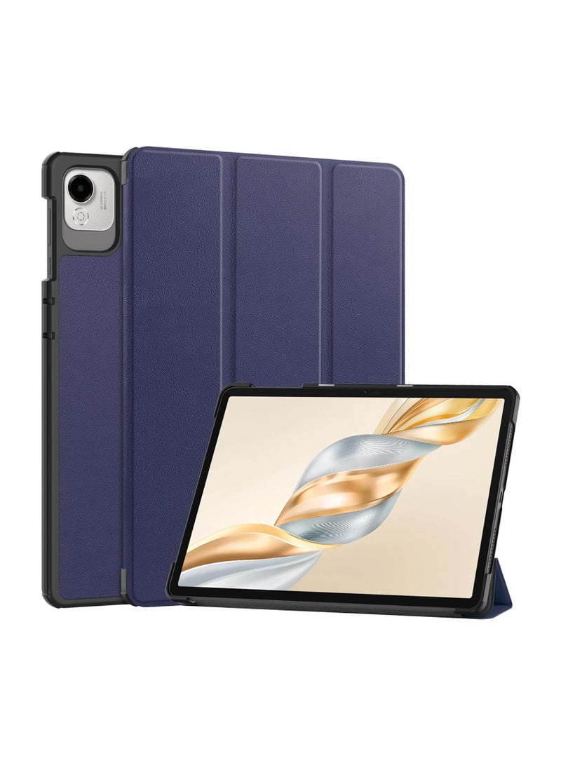 حافظة لوحي هونر باد X9a 11.5 بوصة (2025) - غطاء جلد ذكي ثلاثي الطيات مع حامل مغناطيسي