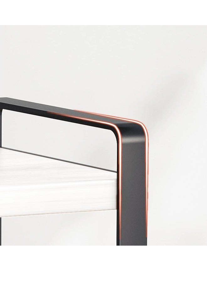 C&C Home 1-Piece Multipurpose Desktop Bookshelf Bookend Magazines Storage Rack Metal Bookcase Desk File Organizer Holder Display Stand for Office Home Supplies 30x20x18 cm - Image 2