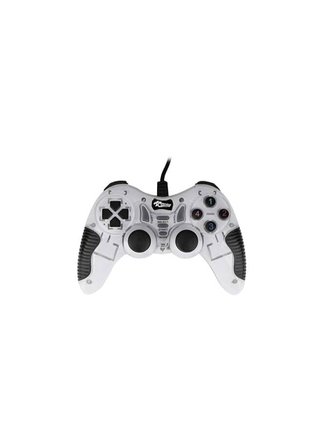 Cougar - JB906 Single Turbo Gamepad with Vibration Joystick for Gaming, PC, Laptop, White, Desktop, Description*, USB - Image 1