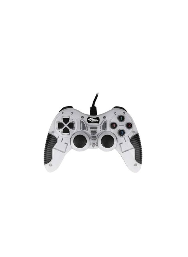 Cougar - JB906 Single Turbo Gamepad with Vibration Joystick for Gaming, PC, Laptop, White, Desktop, Description*, USB - Image 1