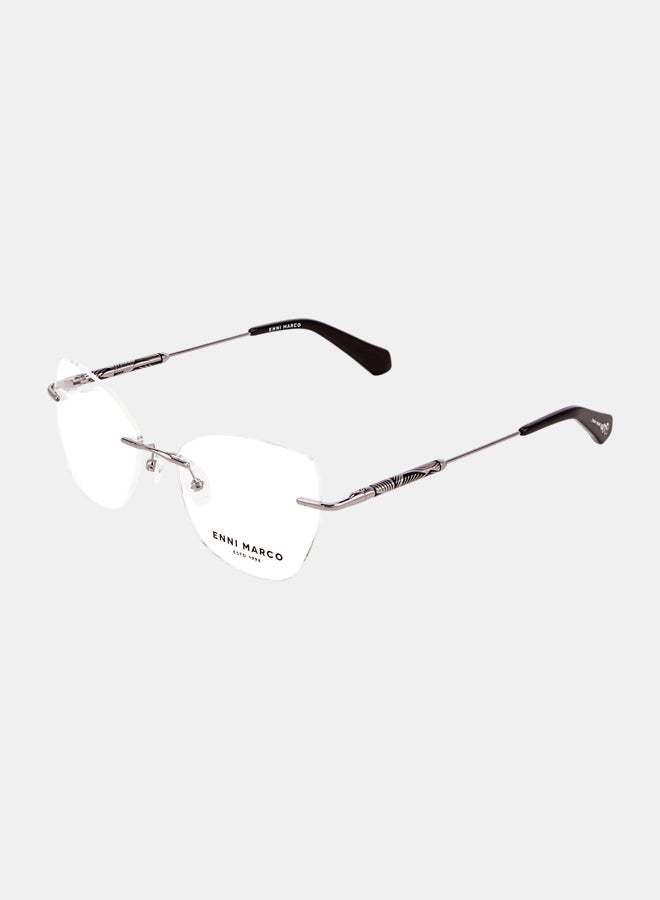 ENNI MARCO 🇮🇹 Cat Eye ( Made in Italy ) Women Optical Frames Rimless