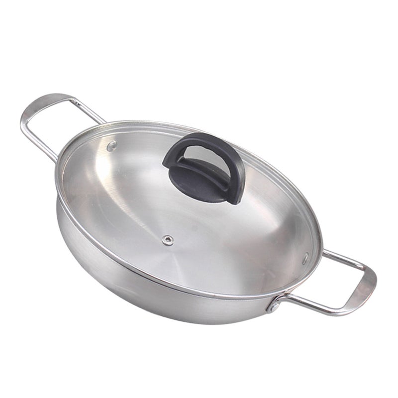 Stainless Steel Saucepan With Lid Korean Style Noodles Pot Dual Handles Ramen Noodle Pot - Image 3