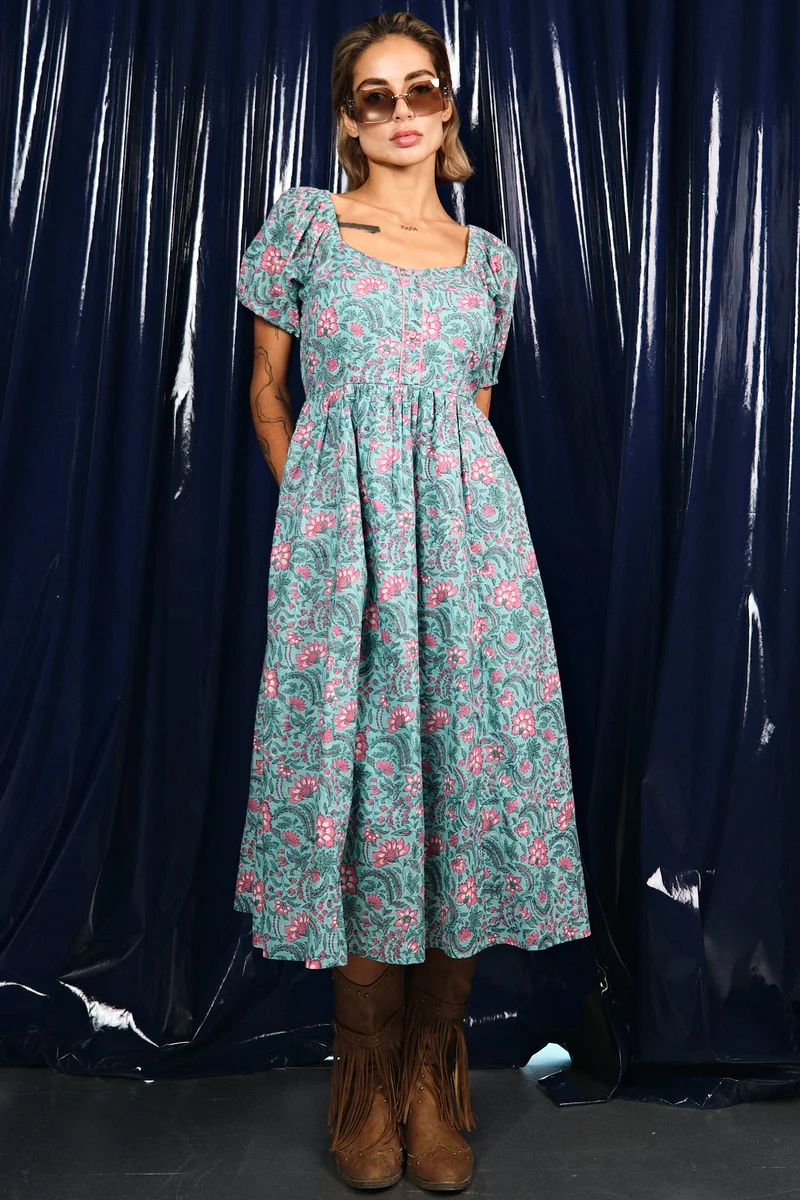 Virgio Floral Print Dress