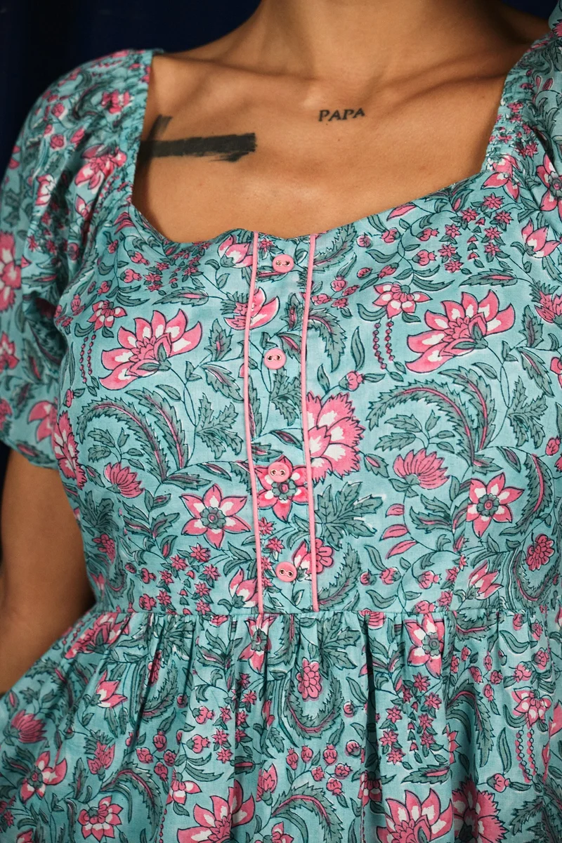 Virgio Floral Print Dress