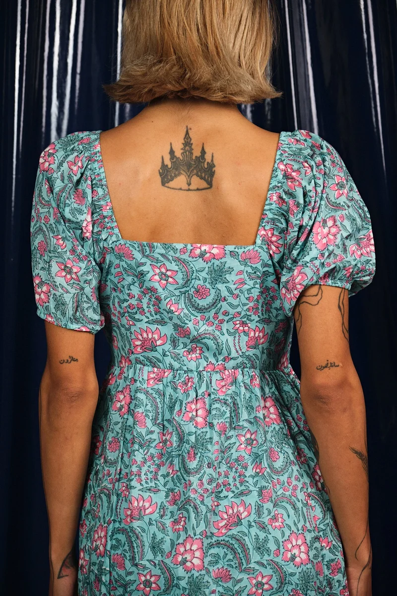 Virgio Floral Print Dress