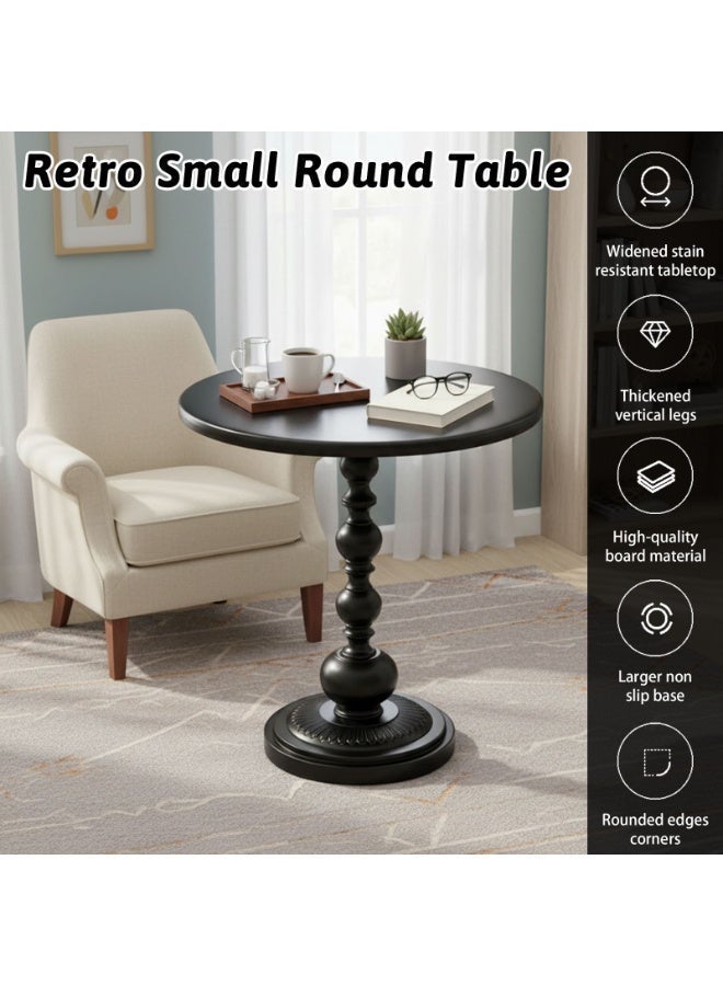 Sinyin Round Metal Side Table, Accent Table for Living Room, Bedroom & Office - Image 5