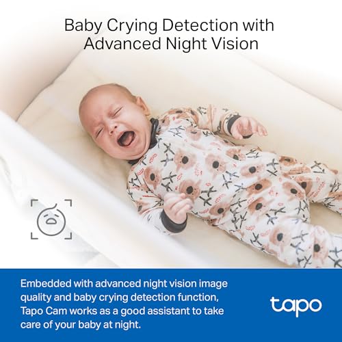 Tapo by TP-Link 1080P Indoor Security Camera for Baby Monitor, Pet Camera w/Motion Detection, 2-Way Audio, Night Vision, Cloud & SD Card Storage, Works w/Alexa & Google Home, Black, C101 - Image 5