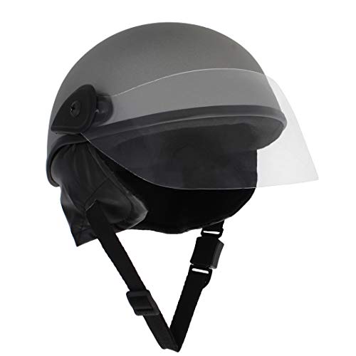 Sage Square Multipurpose Half Helmet for Men and Women (Large, Silver Matte) - Image 1