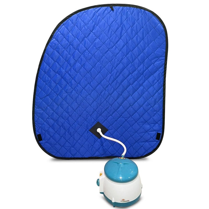 Kawachi New Portable Steam Sauna Bath Panchkarma Swedan Machine for Health and Beauty Spa at Home Blue - Image 4