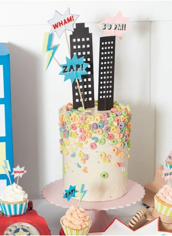 Meri Meri Superhero Cake Topper