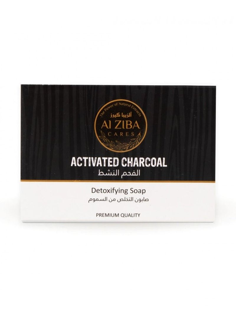 Activated charcoal soap to clean pores and detoxify - 100 g