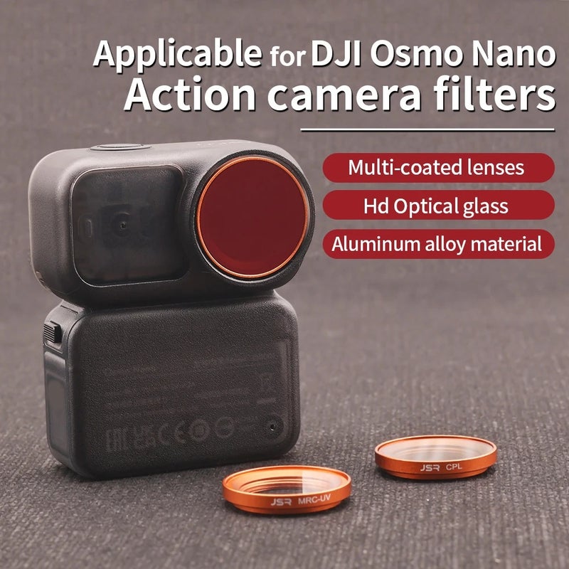Professional Lens Filter Kit for DJI Osmo Nano ND/CPL/Black Mist/Star Night Filters Protective Camera Photography Accessories - Image 2