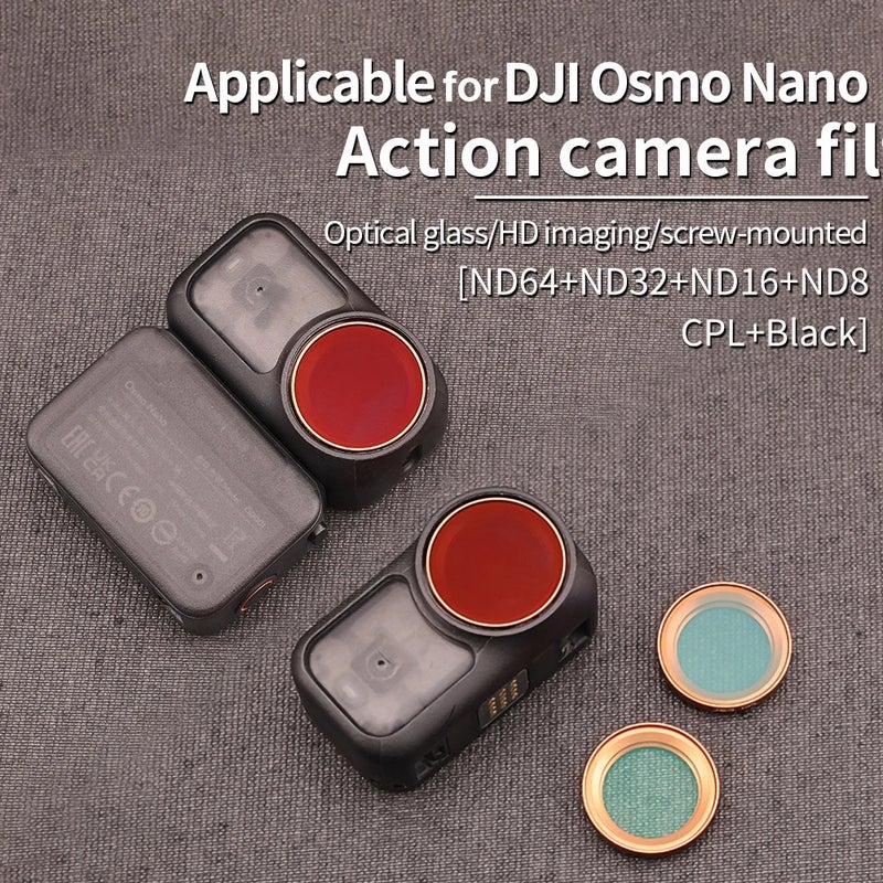 Professional Lens Filter Kit for DJI Osmo Nano ND/CPL/Black Mist/Star Night Filters Protective Camera Photography Accessories - Image 1