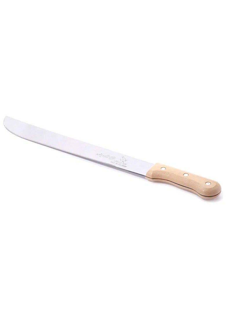 السيف  سكين الجزار جافيلان ساطور بمقبض خشبي مقاس 12 بوصة - Image 1
