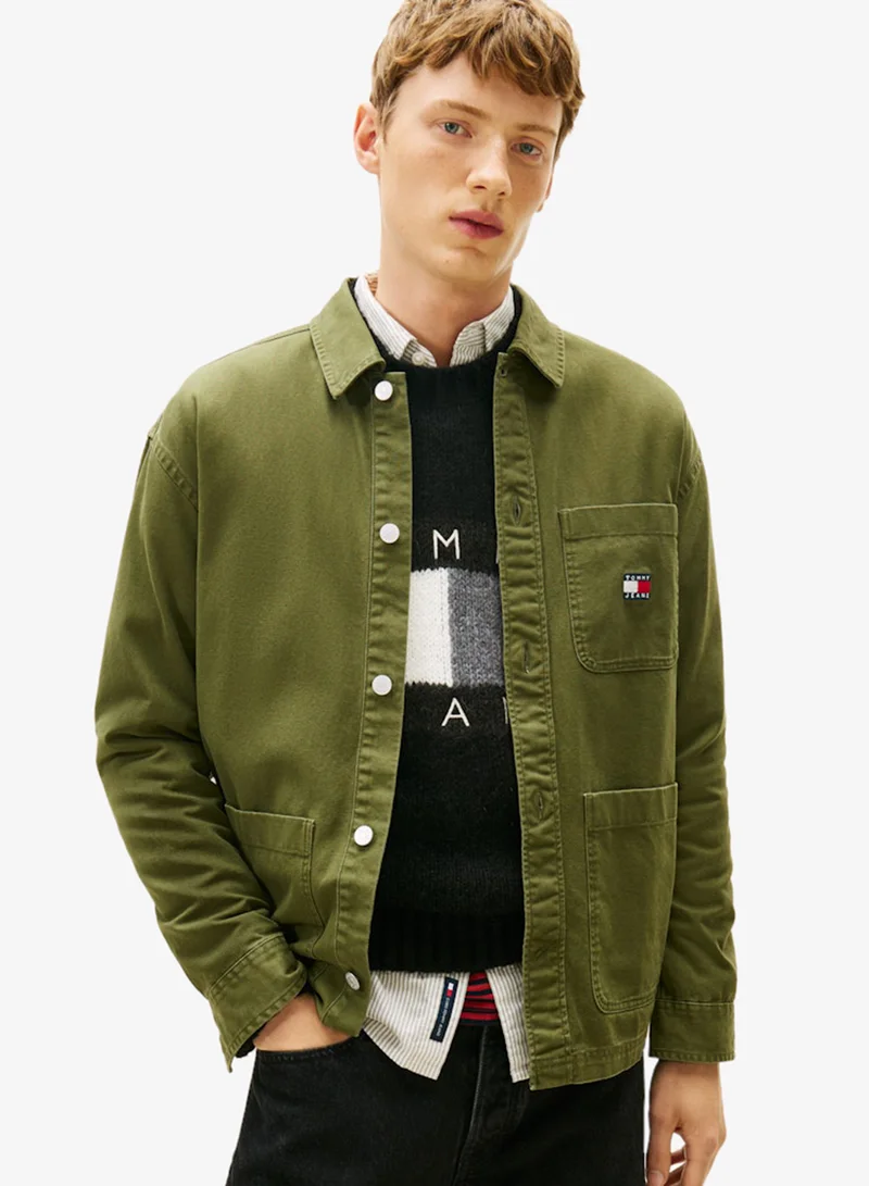 تومي جينز Essential Regular Fit Overshirt