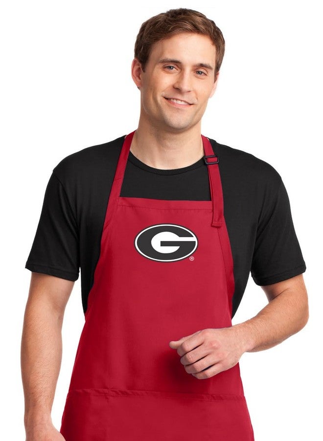 Broad Bay Large University of Georgia Mens Apron or Womens Aprons Top Georgia Bulldogs Gift for Him Red - Image 4