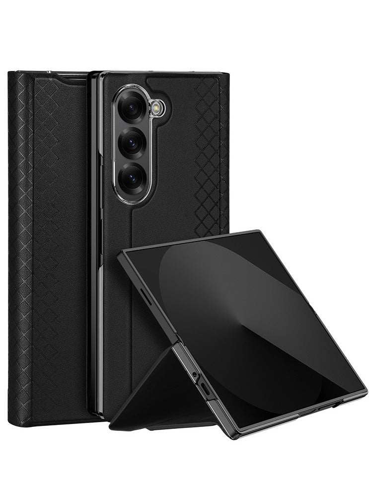 general Series Case Designed for Samsung Galaxy Z Fold 6, Leather Protective Shell Cover, Sleek & Slim, Hinge Protection - Image 1
