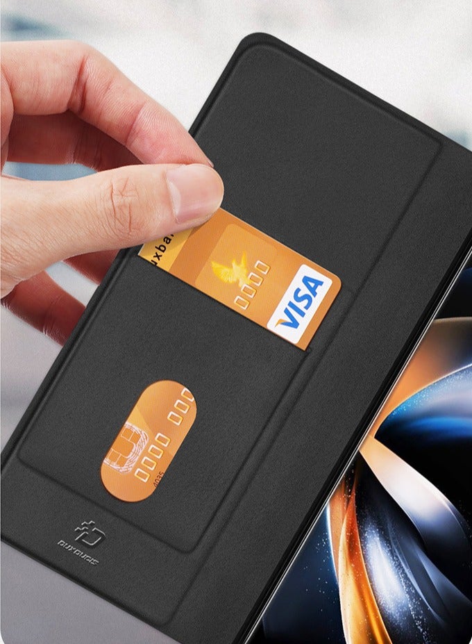 general Series Case Designed for Samsung Galaxy Z Fold 6, Leather Protective Shell Cover, Sleek & Slim, Hinge Protection - Image 3