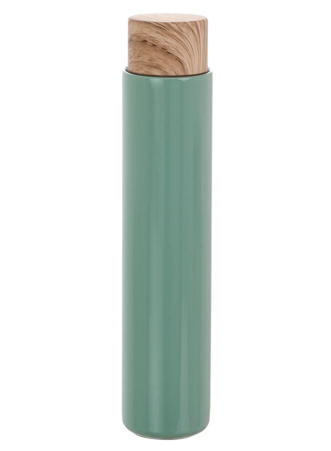 Akher el Ankoud Thermal mug with wood cover  - Image 1