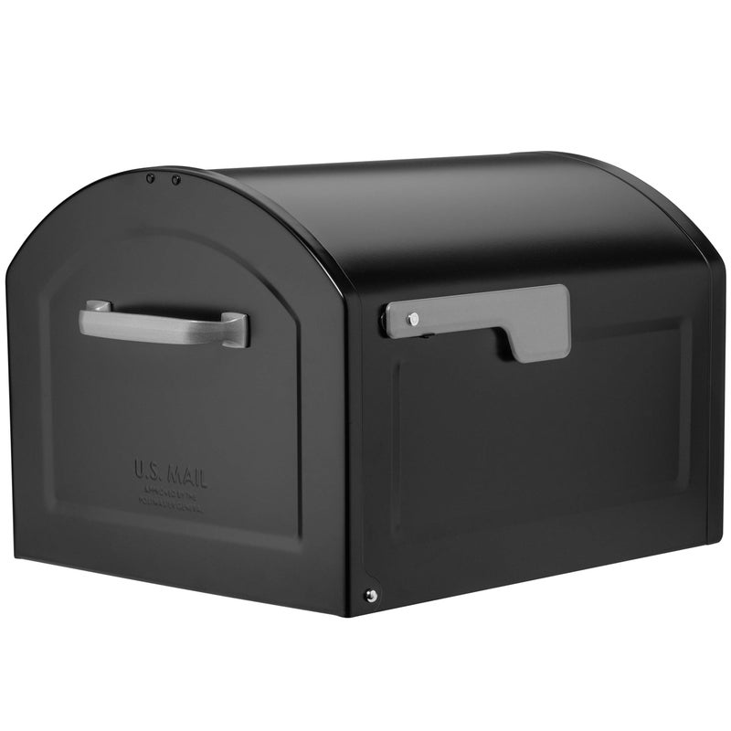 Architectural Mailboxes 950020B10 Centennial Postmount Mailbox XL Black