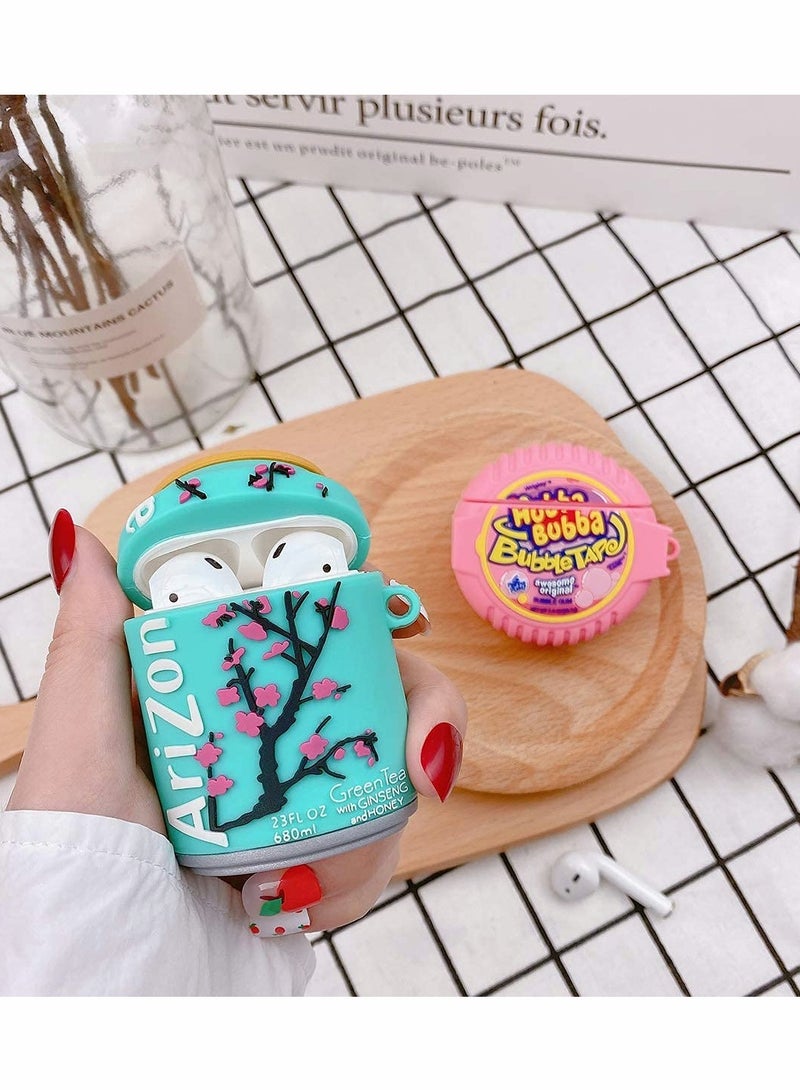 SYOSI Cartoon Cute Charging Cases for AirPods, Soft Skin Earphone Protective Cover for Girls Kids Boys - Image 2